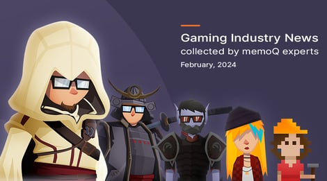 memoQ gaming newsletter 2024 February